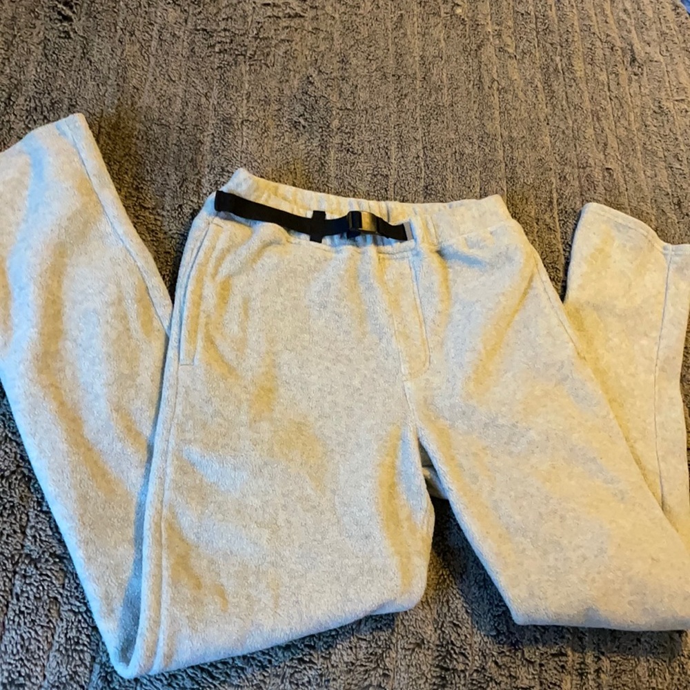 Patagonia grey fleece pants men’s size S